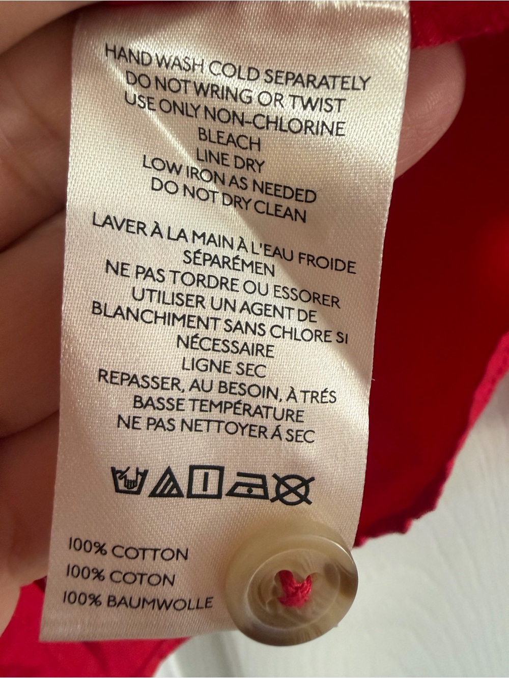 By Anthropologie Belted Buttondown Shirt Size 4 - Picture 8 of 10